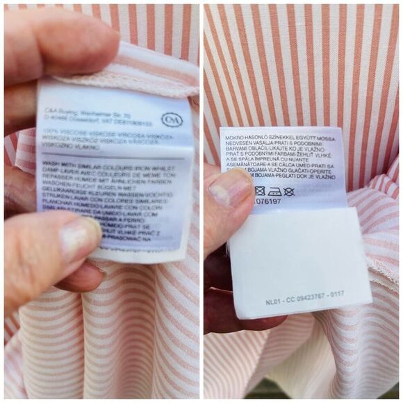 CKH size EU 36 US size 6 100% Viscose made in Germany bell sleeves - Picture 5 of 7